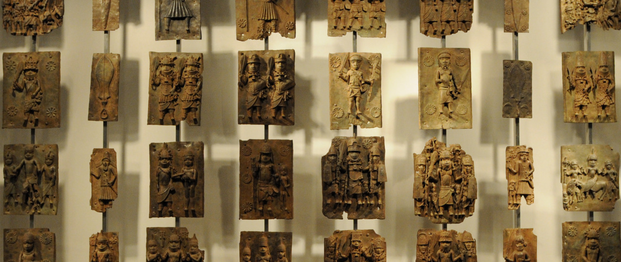 Benin Bronzes in the British Museum in London (photo by sonofgroucho 2012, CC BY 2.0)